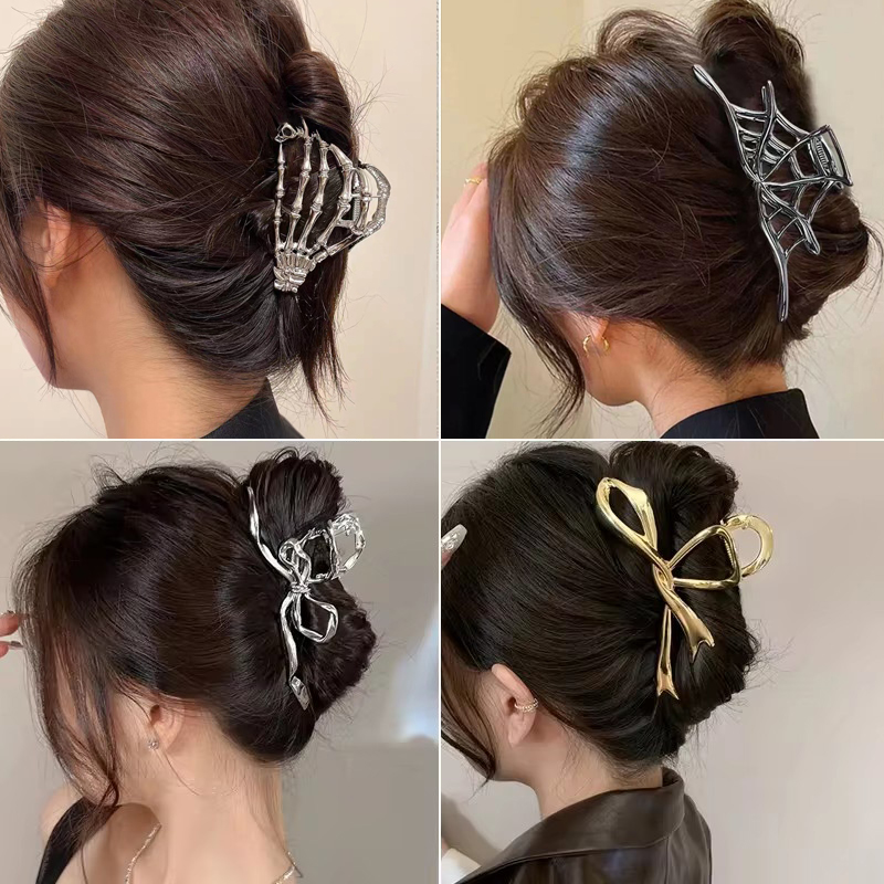 Women'S Fashion Korea - 2024 Metal Hair Claw Clips Girls