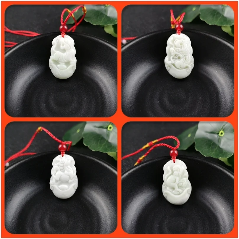 Chinese Zodiac Carved Jade Pen - Women'S Fashion Jewellery 评论和价格