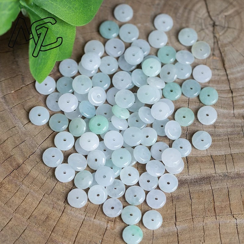 10pcs Natural Emerald White Ja - Women'S Fashion Jewellery 评论和价格