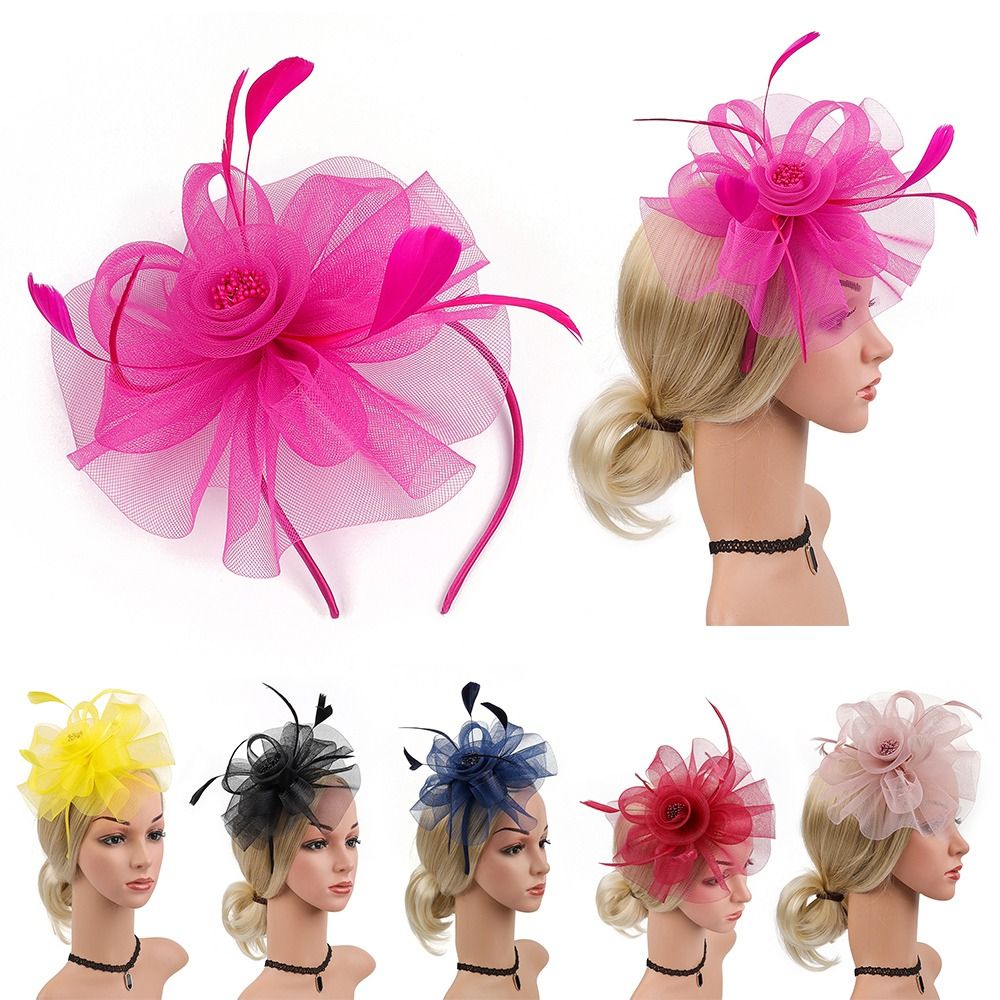 Feathers Ribbon Fascinator Hat - Women'S Fashion Kentucky Derby 评论和价格