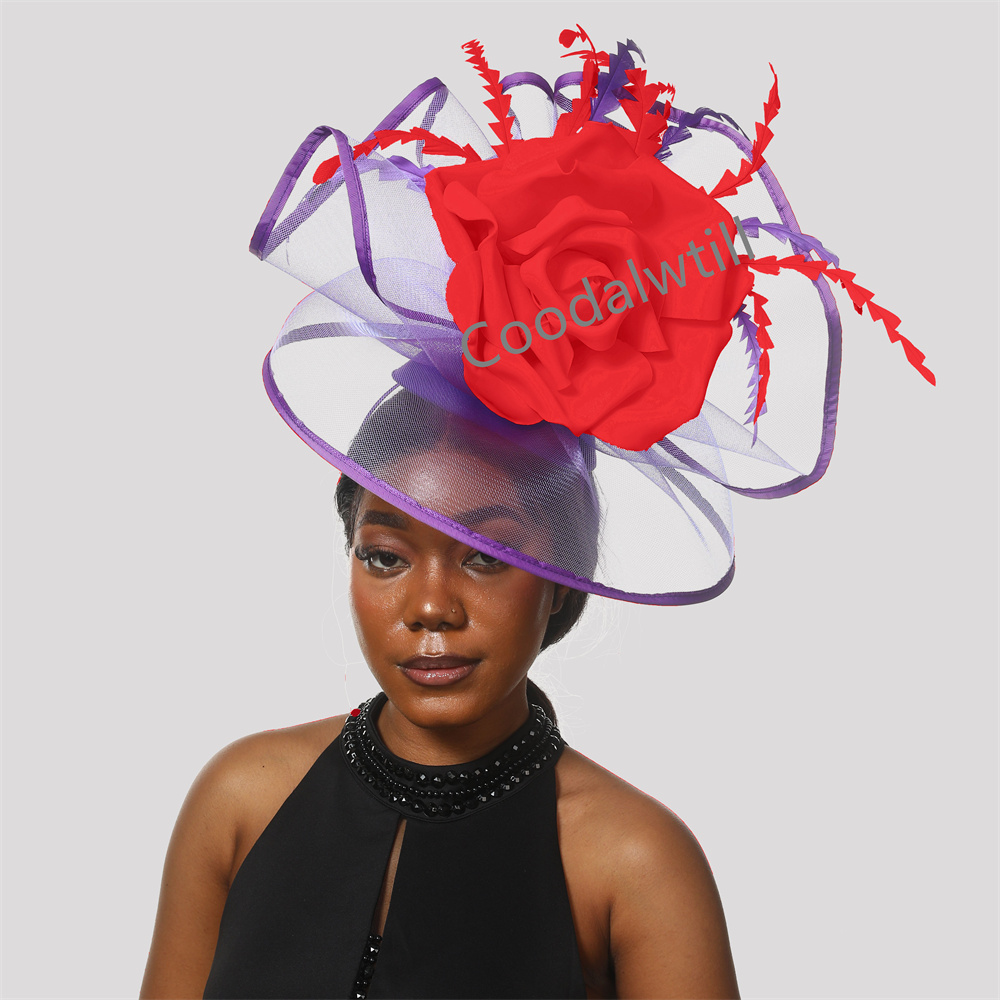 Big Derby Fascinator Hat Women - Women'S Fashion Kentucky Derby 评论和价格