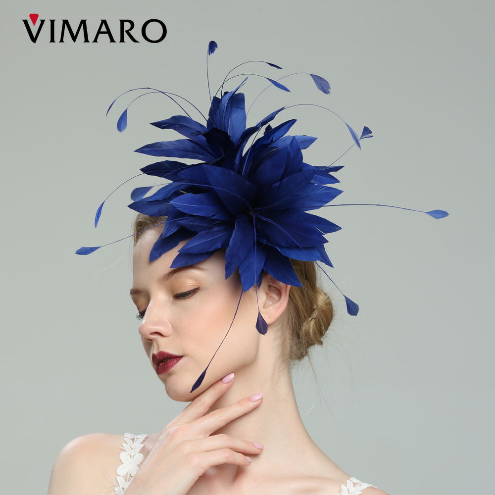 VIMARO Navy Fascinator, Kentuc - Women'S Fashion Kentucky Derby 评论和价格