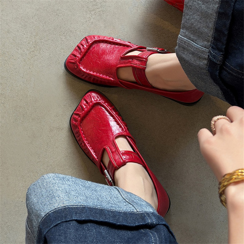 NEW Spring/Autumn Genuine Leat - Women'S Fashion Shoes 评论和价格