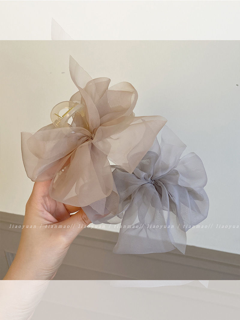 Korea Sweet Big Bow Tulle Hair - Women'S Fashion Korea 评论和价格