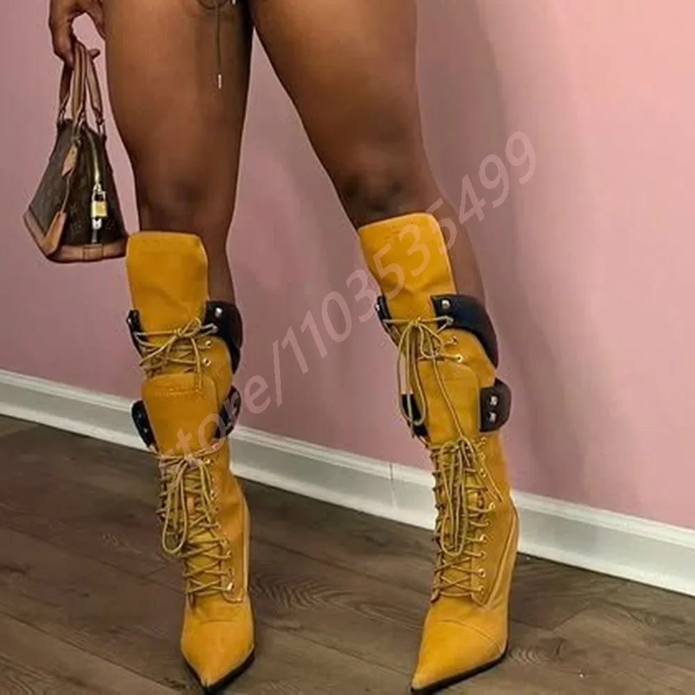 2025 Sexy Catwalk Ladies Stile - Women'S Fashion Knee High Boots 评论和价格