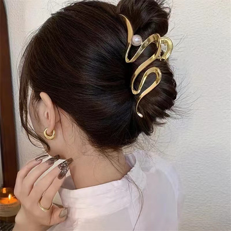 2026 Vintage Geometric Hair Cl - Women'S Fashion Korea 评论和价格