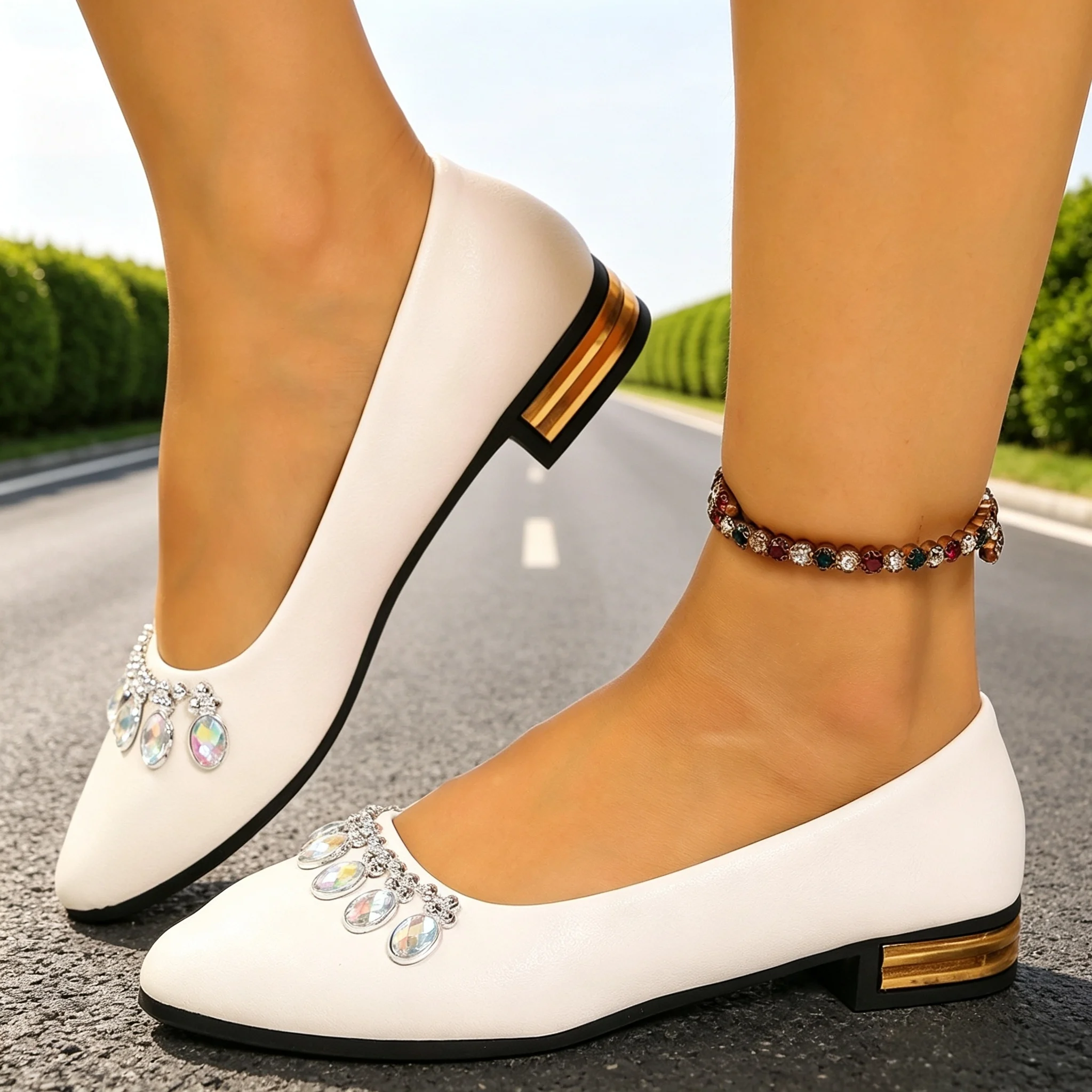 Women Flats Pointed Toe Ballet - Women'S Fashion Shoes 评论和价格