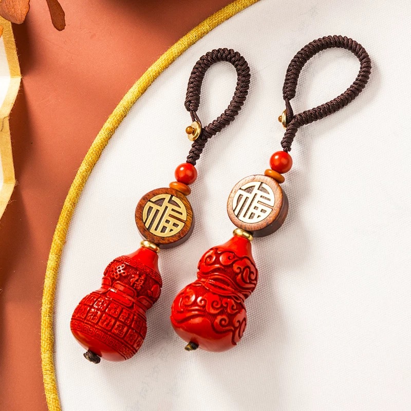 Fashion Red Cinnabar Jade Gour - Women'S Fashion Jewellery 评论和价格