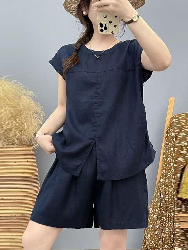 High-End Cotton Linen Set Wome - Women Fashion Over The Years 评论和价格