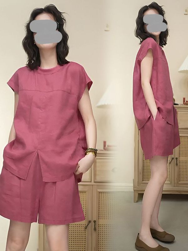 High-End Cotton Linen Set Wome - Women Fashion Over The Years 评论和价格