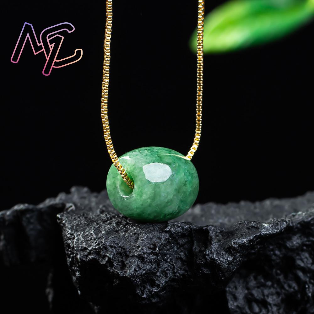 Natural Real Jade Bead Pendant - Women'S Fashion Jewellery 评论和价格