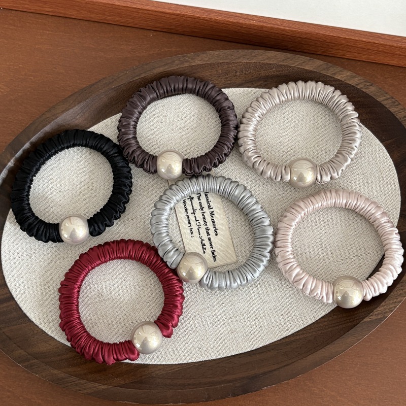 Korea Fashion Pearl Silk Hair  - Women'S Fashion Korea 评论和价格