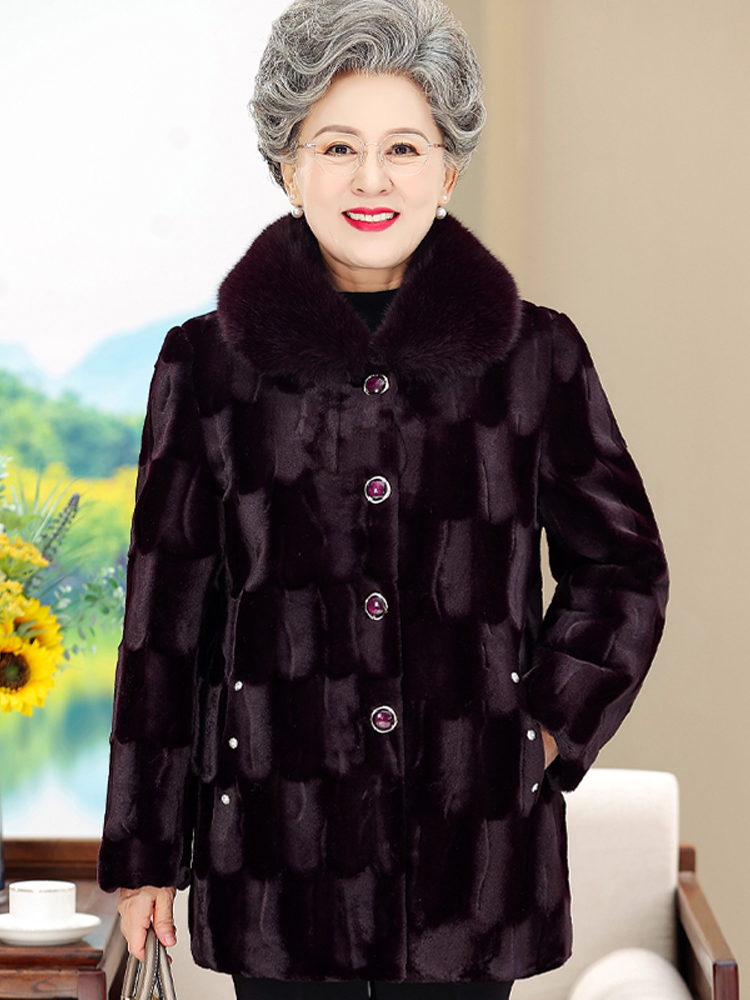 Thickened Middle-Length Mink V - Women Fashion Over The Years 评论和价格