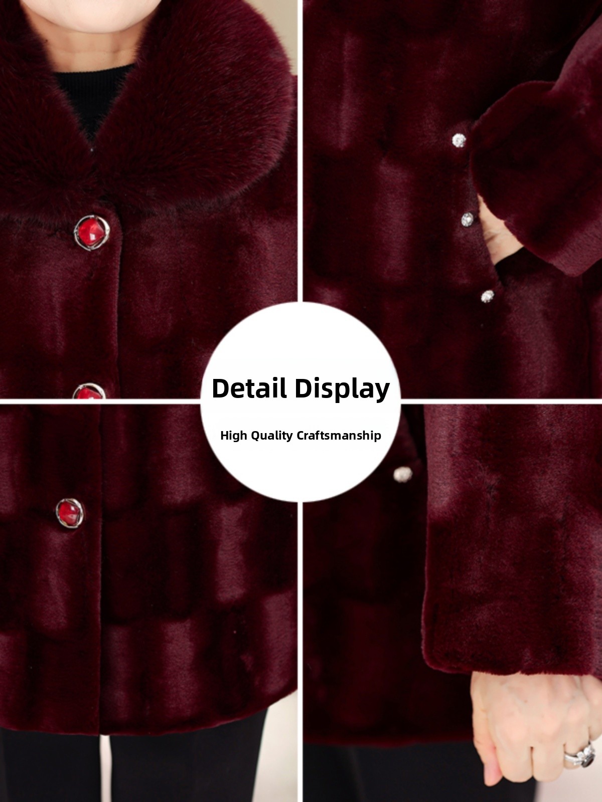 Thickened Middle-Length Mink V - Women Fashion Over The Years 评论和价格